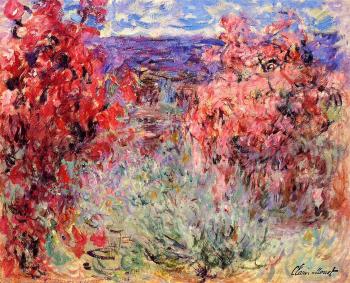 Claude Oscar Monet : Flowering Trees near the Coast
